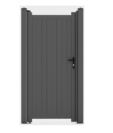 How to install an aluminium gate to posts
