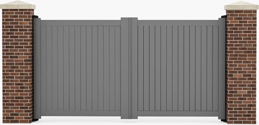 How to install aluminium driveway gates to brickwork