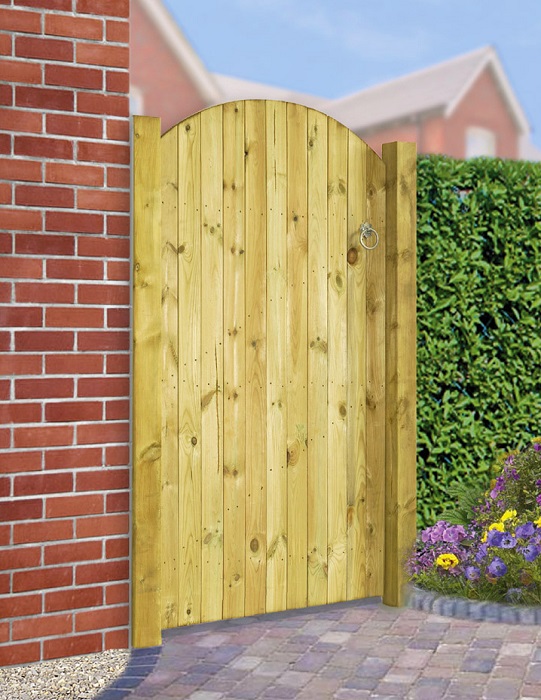 Carlton wooden side gate design