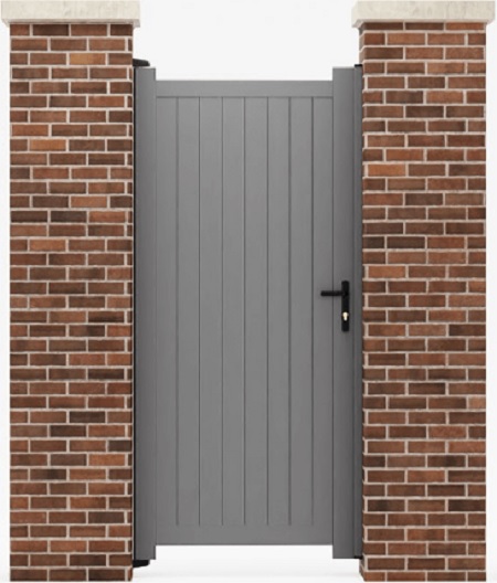 How to install an aluminium gate to brickwork