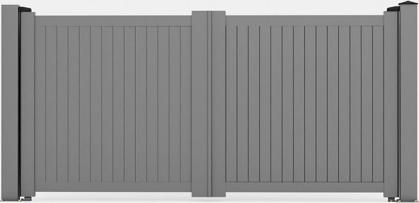How to install aluminium driveway gates to posts