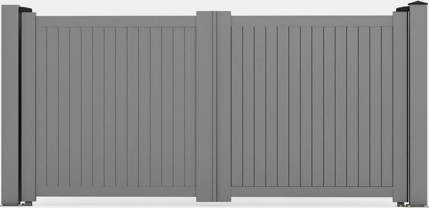 How to fit an aluminium driveway gates to posts