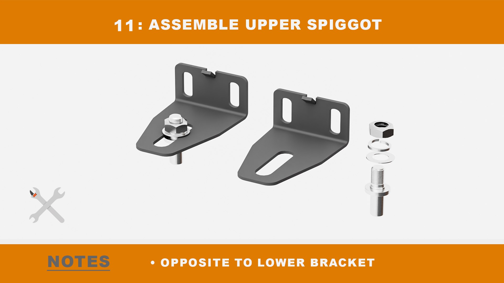 How to fit aluminium driveway gates to posts - step 11