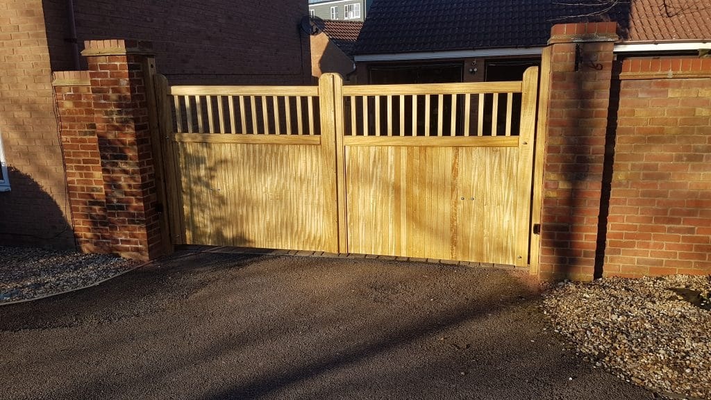 Idigbo hardwood estate gates