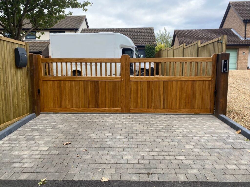 Bespoke idigbo residential driveway gates