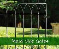 View our metal side garden gates