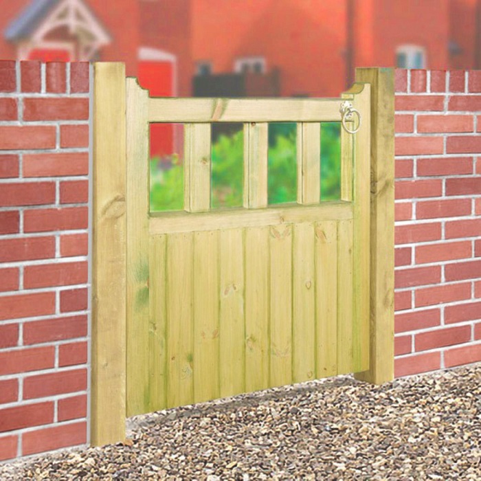 Quorn wooden garden gate design