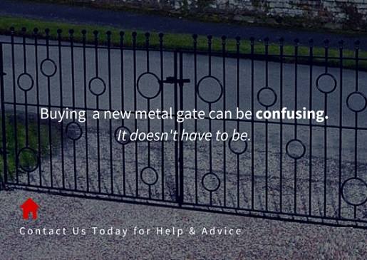 TOP QUALITY to fit 2ft 9" Wrought Iron Gate/Gates 840mm opening 