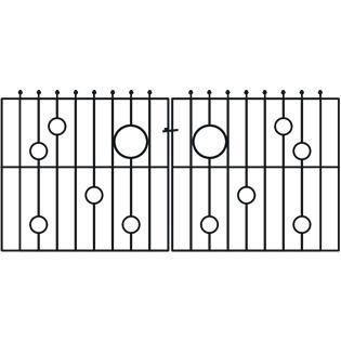 Picasso Metal Driveway Gates - 3ft High
