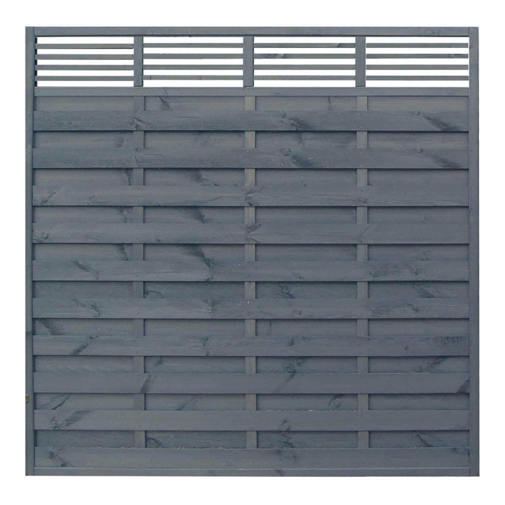 Soro Modern Wooden Garden Fence Panel